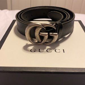 Mens Authentic Gucci Double G Belt